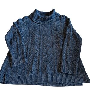 CJ Banks size 1x cowl neck sweater